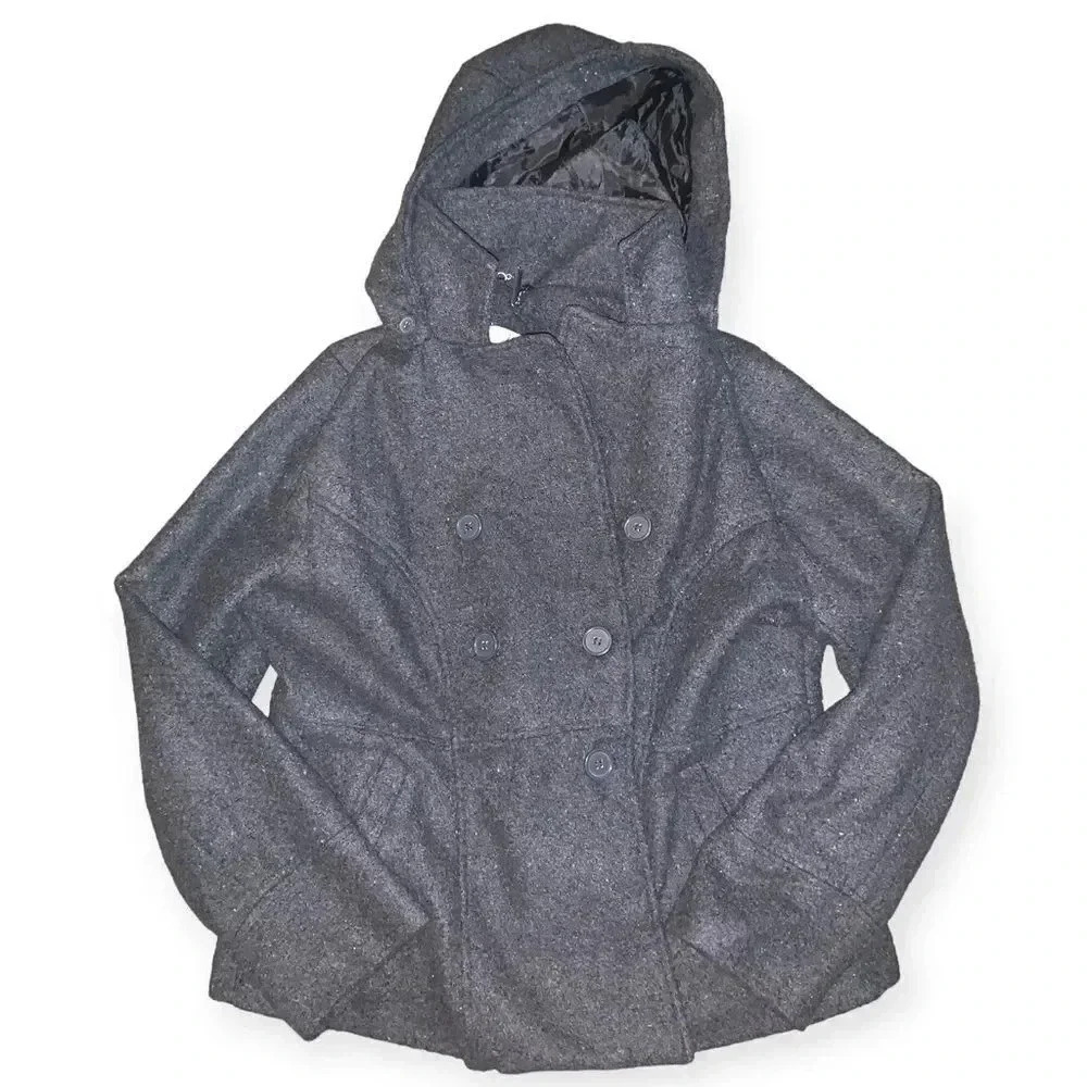Jou jou hooded pea coat